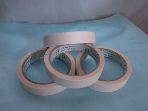 美纹纸胶带18mmx144卷高温汽修美纹胶纸胶带 喷漆美纹纸装潢胶带